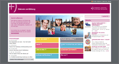 Desktop Screenshot of diakonieundbildung.de
