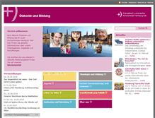 Tablet Screenshot of diakonieundbildung.de
